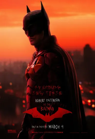 The Batman Movie Poster Robert Pattinson Premium Matte Vertical Poster