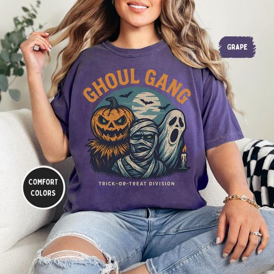 Discover Vintage Funny Halloween T-shirt, Shirt for Halloween, Vintage Halloween T-shirt, Halloween Costume