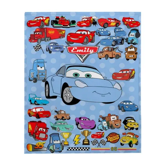Discover Disney Cars Sally Carrera And Friends Customize Fleece Blanket