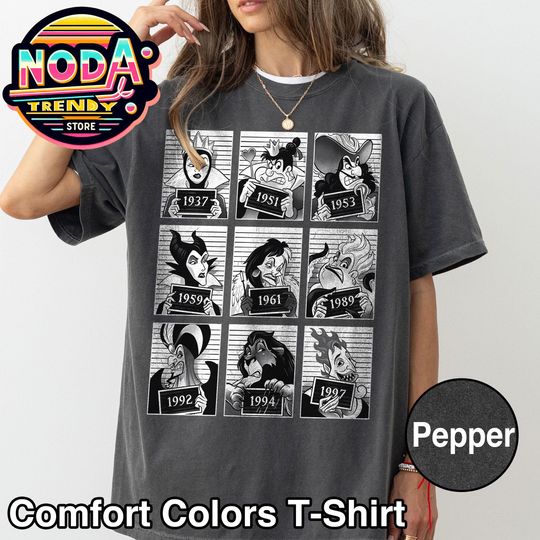 Discover Vintage Disney Villains Hallloween Comfort Color Shirt, Good to be Bad shirt, Disney Villains, Ursula Shirt, Evil Queen Shirt, Cruella Shirt
