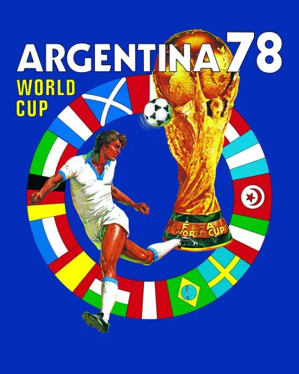 Discover 1978 Argentina World Cup Wall Art Poster - Premium Matte Vertical Poster
