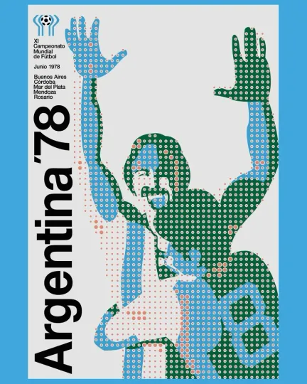 Discover 1978 Argentina FIFA World Cup Wall Art Poster Vertical Poster