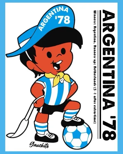 Discover 1978 Argentina FIFA World Cup Wall Art Poster Vertical Matte Poster