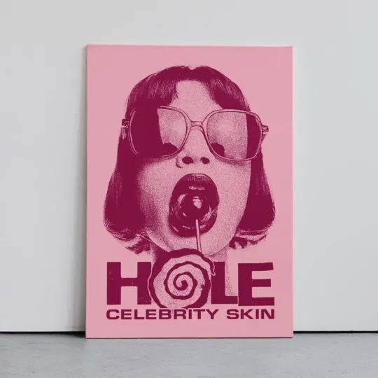 Discover Hole Band Poster, Music Wall Art, Grunge & Punkrock Vertical Poster