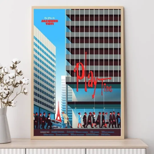 Discover Playtime Movie Poster, Art Print, Wall Decor, Unframed Vertical Poster