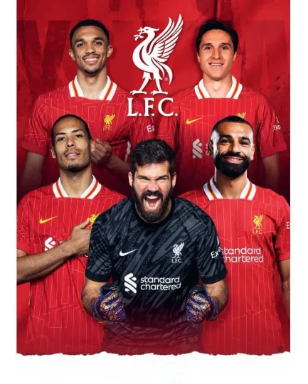 Discover Liverpool FC 2025 Poster - Wall Decor, Vertical Premium Matte Poster