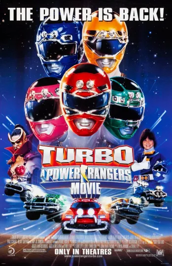 Discover Turbo Power Rangers Movie Poster Vertical Premium Matte Poster