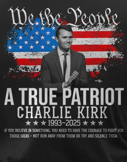 Charlie Kirk Memorial Poster