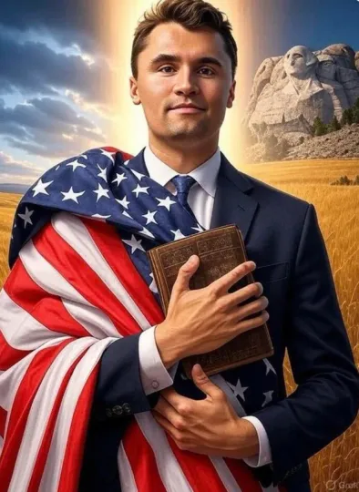 Charlie Kirk Memorial Poster
