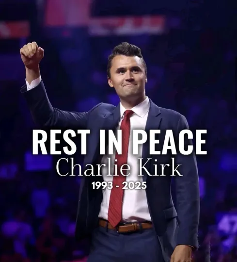 Charlie Kirk Memorial Poster
