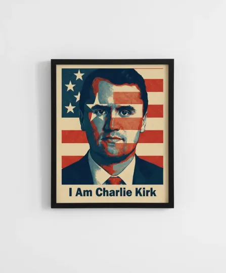 Discover Charlie Kirk Vertical Poster
