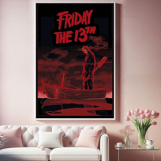 Discover Friday the 13th Movie Poster, Top Canvas Cloth Poster, Pop Home Wall Arts, Unique Gift
