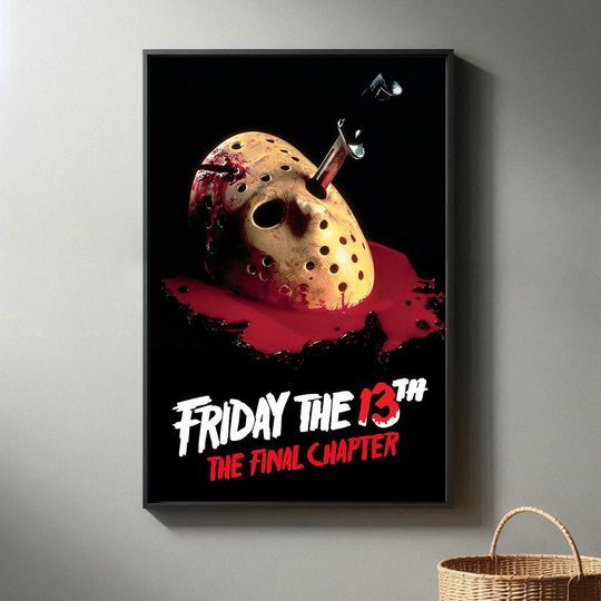 Discover Friday the 13th The Final Chapter Movie Posters | High Quality Canvas Print I 2024 Movie Poster | Modern Room Decorative Arts