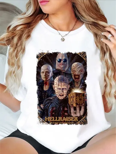 Hellraiser Horror T-Shirt, Vintage Movie Tee, Vintage Horror Shirt