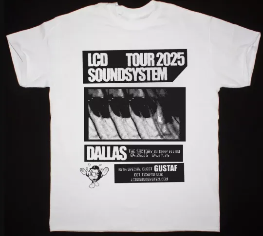 Discover LCD Soundsystem 2025 Tour T-Shirt