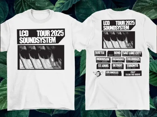 LCD Soundsystem Summer 2025 Tour Unisex T-Shirt