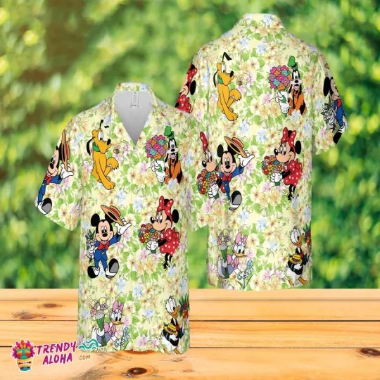 Discover Disney Epcot Flower And Garden Festival Let The Magic Blossom Hawaiian Shirt