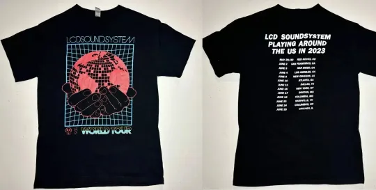 Discover LCD Soundsystem 2023 World Tour Playing Around The US Band Shirt