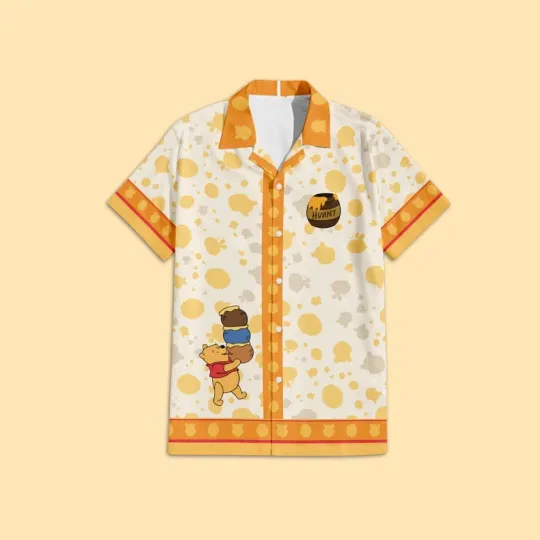 Discover Disney Winnie The Pooh Honey Winnie Pooh Vintage Hawaiian Shirt