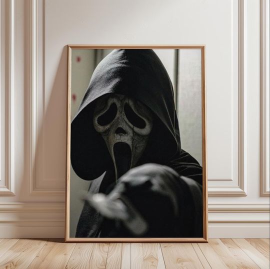 Discover Scream Horror Movie Poster Wall Art