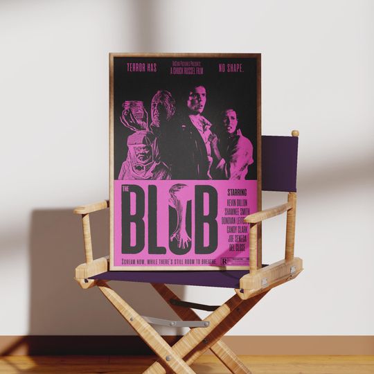 Discover The Blob (1988) Movie Poster - Retro - Classic - Horror - Film fan - Wall art