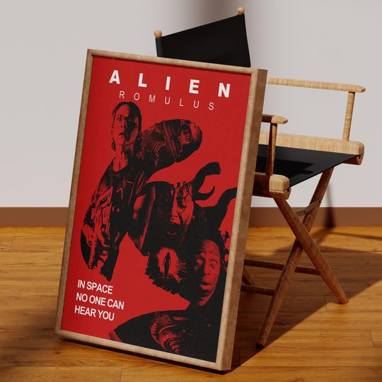 Discover Alien: Romulus Movie Poster Vintage - Film Fans - Horror - SciFi - Home Decor - Wall Art