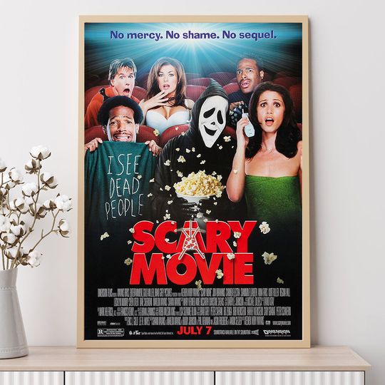 Discover Scary Movie--Movie Poster, Art Prints, Home Decor,Wall Art,Canvas Poster Unframed