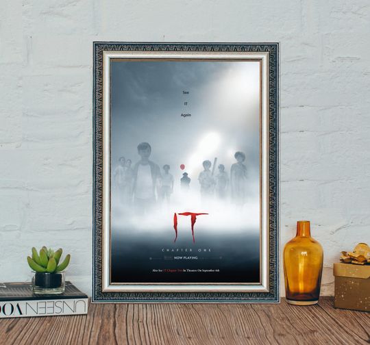 Discover IT Horror Movie Poster: Classic Film Canvas Print