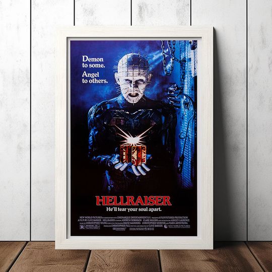 Hellraiser (1987) Classic Movie Poster - Film Fan Collectibles - Vintage Movie Poster - Home Decor - Wall Art  - Posters Gifts