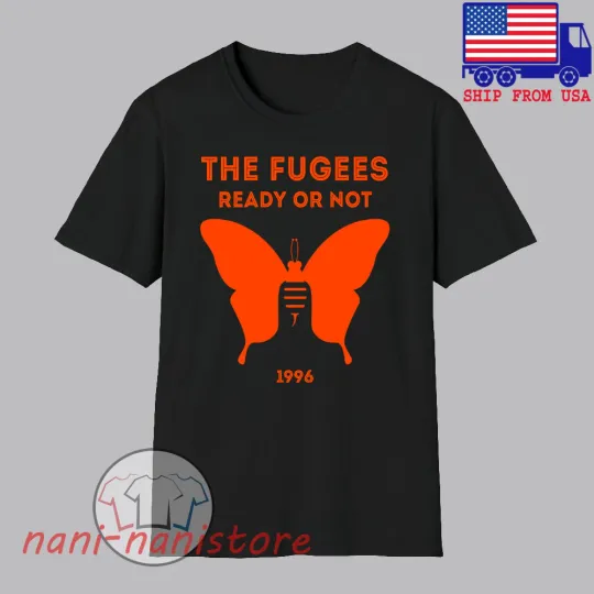 Discover The Fugees Ready or Not Men's Black T-Shirt