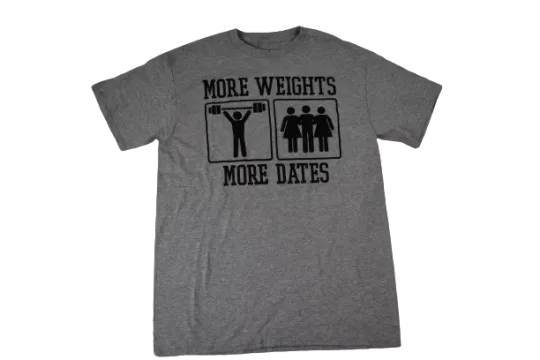 Discover Fifth Sun Men's More Weights More Dates T-Shirt