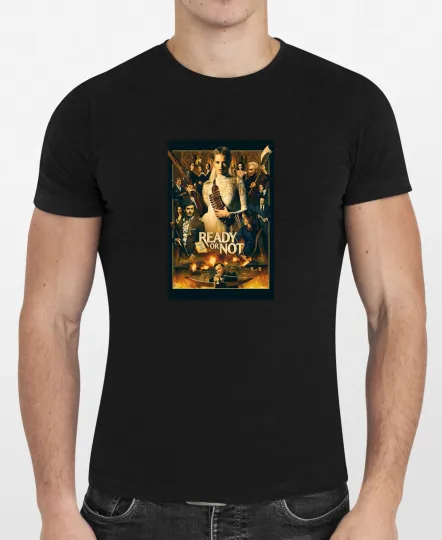 Discover Ready Or Not 2019 Movie Poster Graphic T-Shirt for Men and Women