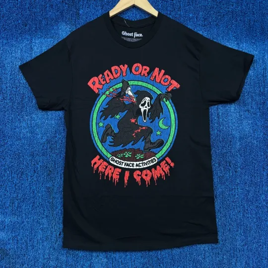 Discover Scream Ghost Face Horror Movie T-Shirt Medium