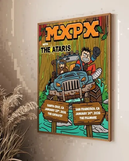 Discover MXPX California Tour Jan 23-24 2026 Poster