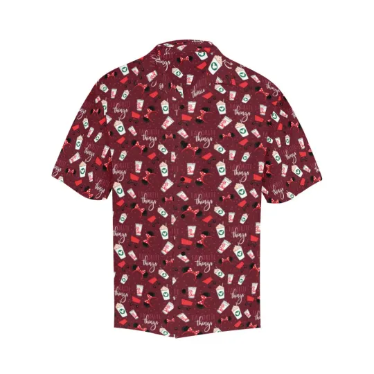 Disney Minnie Favorite Things Christmas Red Hawaiian Shirt