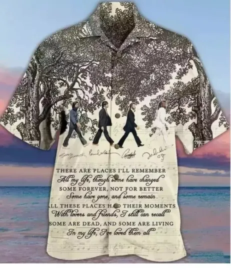 The Beatles Hawaiian shirt 3D shirt Hawaii shirt