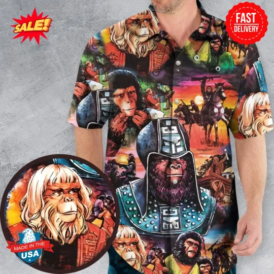 Planet of the Apes Hawaiian Shirt