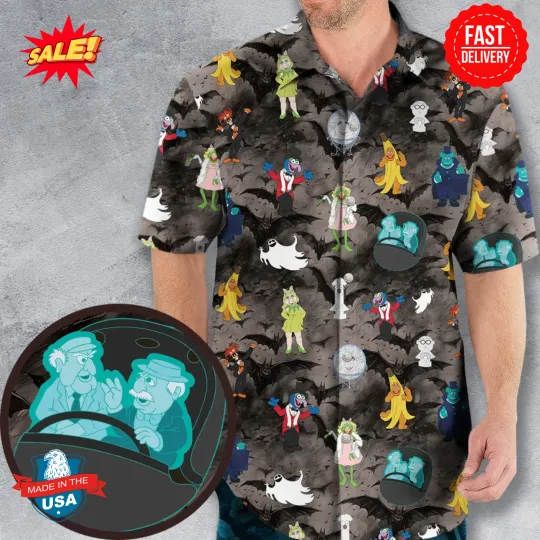 Discover Muppet Haunted Hawaiian Shirt