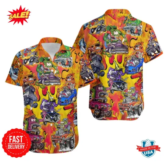 Discover Rat Fink Rattail Hot Rod Hawaiian Vintage