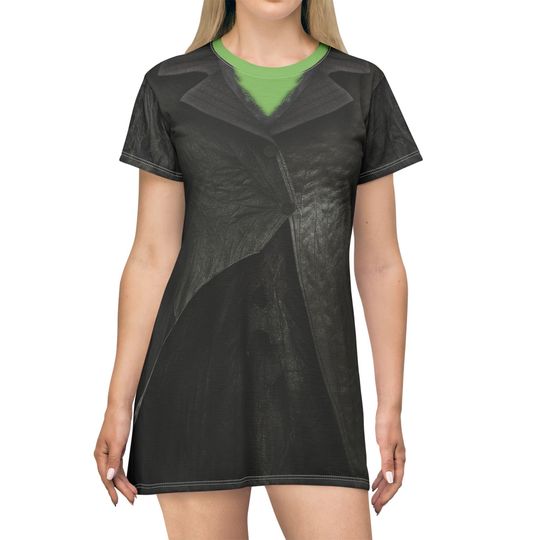Elphaba T-shirt Dress, Wicked 2 Costume, Halloween Idea Cosplay, Broadway Fan Outfit, Gift For Musical Fans