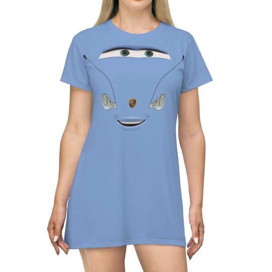 Discover Sally Carrera Short Sleeve Dress, Pixar Cars Cosplay Costume, Disneyland Birthday Outfit, Adult Dresses, Disney World Couple T-shirt Dress