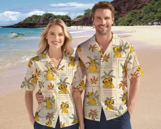 Discover Disney Lion King Hakuna Matata Simba And Timon Vintage Hawaiian Shirt