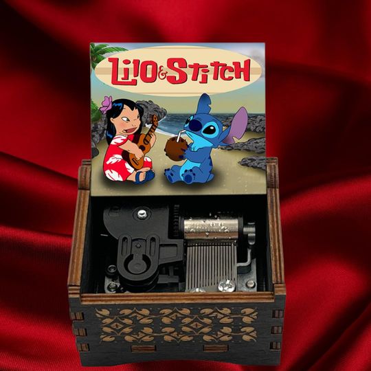 Lilo & Stitch Music Box - Hawaiian Roller Coaster Ride Tune Nice Gift Ideas