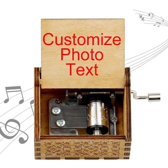 Custom Design Print Music Box Gift Set- Nice Gift for Any Occasion