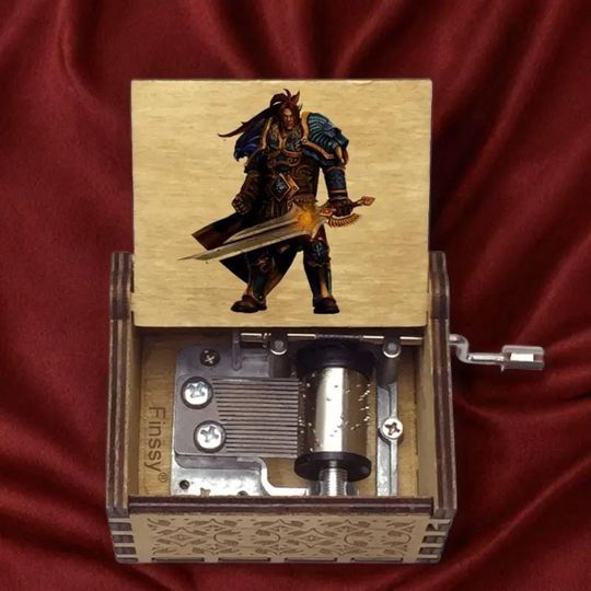 Nice Gift Ideas Hand Cranked or Wind Up Warcraft Tavern Music Box
