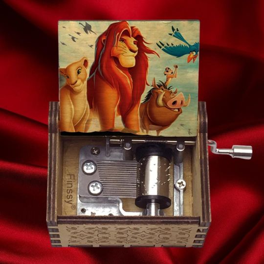 Can't You Feel The Love Tonight Music Box - Birch Wood, 18 Notes