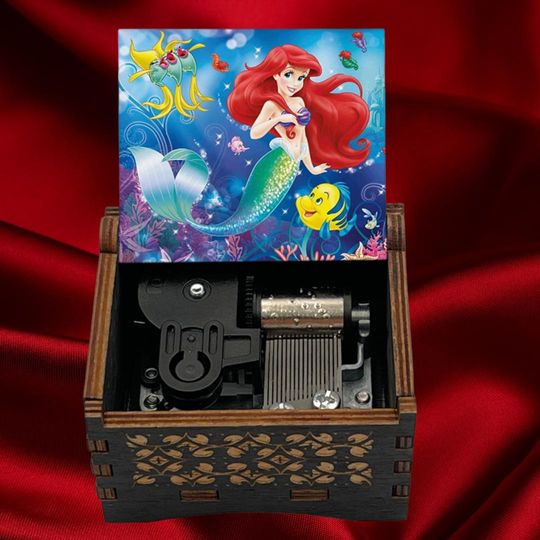 Under The Sea Music Box: Birch Plywood, 18-Note Movement