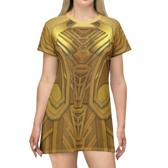 Ayesha T-Shirt Dress, Guardians of the Galaxy Vol. 3 Dress, Marvel Comic Con Cosplay, Disney Avengers Campus