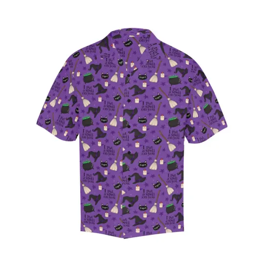 Discover Disney Hocus Pocus I Put A Spell On You Purple Hawaiian Shirt