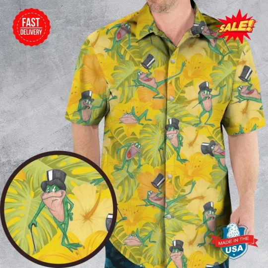 Discover Michigan J. Frog Merrie Melodies Hawaiian Shirt